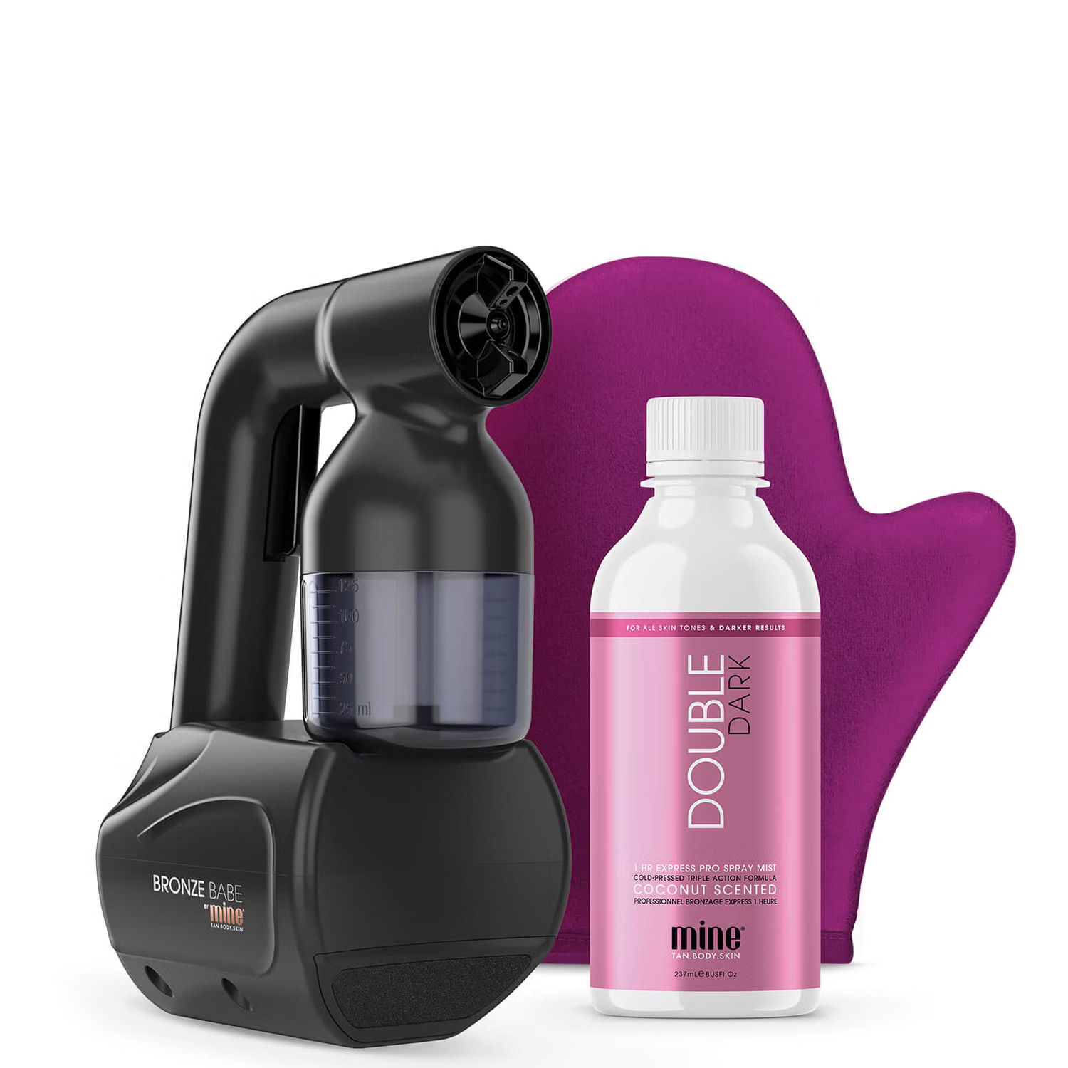 MineTan Bronze Babe Personal Spray Tan Kit - Black 50ml | Look Fantastic (ROW)