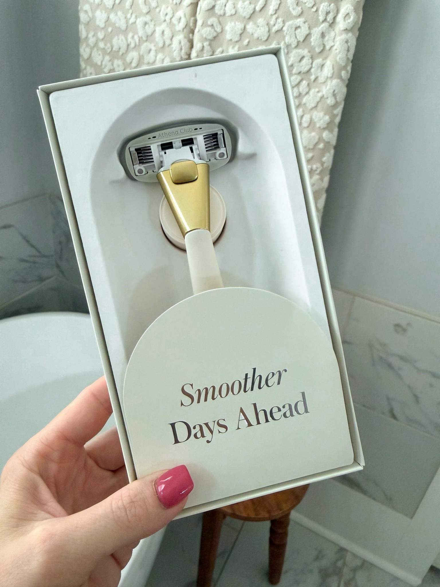 ✨ Smoother days ahead, indeed. ✨

After trying what feels like every razor out there, I finally found one that keeps my legs smoother for longer—and now it comes in the prettiest champagne and gold color. 🤍✨ Not only does it look beautiful sitting on my shower shelf, but the shave is incredibly close, smooth, and comfortable every single time.

If you’re looking to upgrade your shower routine, this razor is one of those little luxuries that actually makes a difference. The aesthetic packaging, gorgeous design, and long-lasting smooth results make it a favorite in my beauty routine.

💫 Beautiful champagne & gold finish
💫 Leaves legs silky smooth for days
💫 Comfortable, close shave
💫 Looks as good as it performs

Linked in my LTK for anyone looking for a razor upgrade! 🤍✨

#LTKBeauty #AmazonFinds #BeautyFavorites #ShavingRoutine #ShowerEssentials #BathroomAesthetic #BeautyMustHaves #AmazonBeauty #EverydayLuxury #SmoothSkin #SelfCareFavorites #LTKFinds #AmazonHomeAndBeauty #BeautyRoutineEssentials #AestheticFinds

#LTKBeauty #LTKmorningroutine