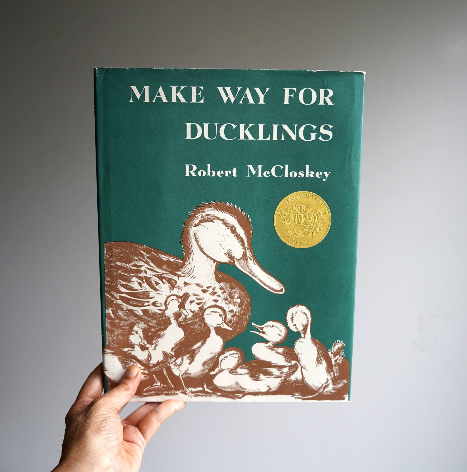 Robert McCloskey "Make Way For Ducklings" Large Dustjacket Hardcover - Made in USA | Etsy (US)