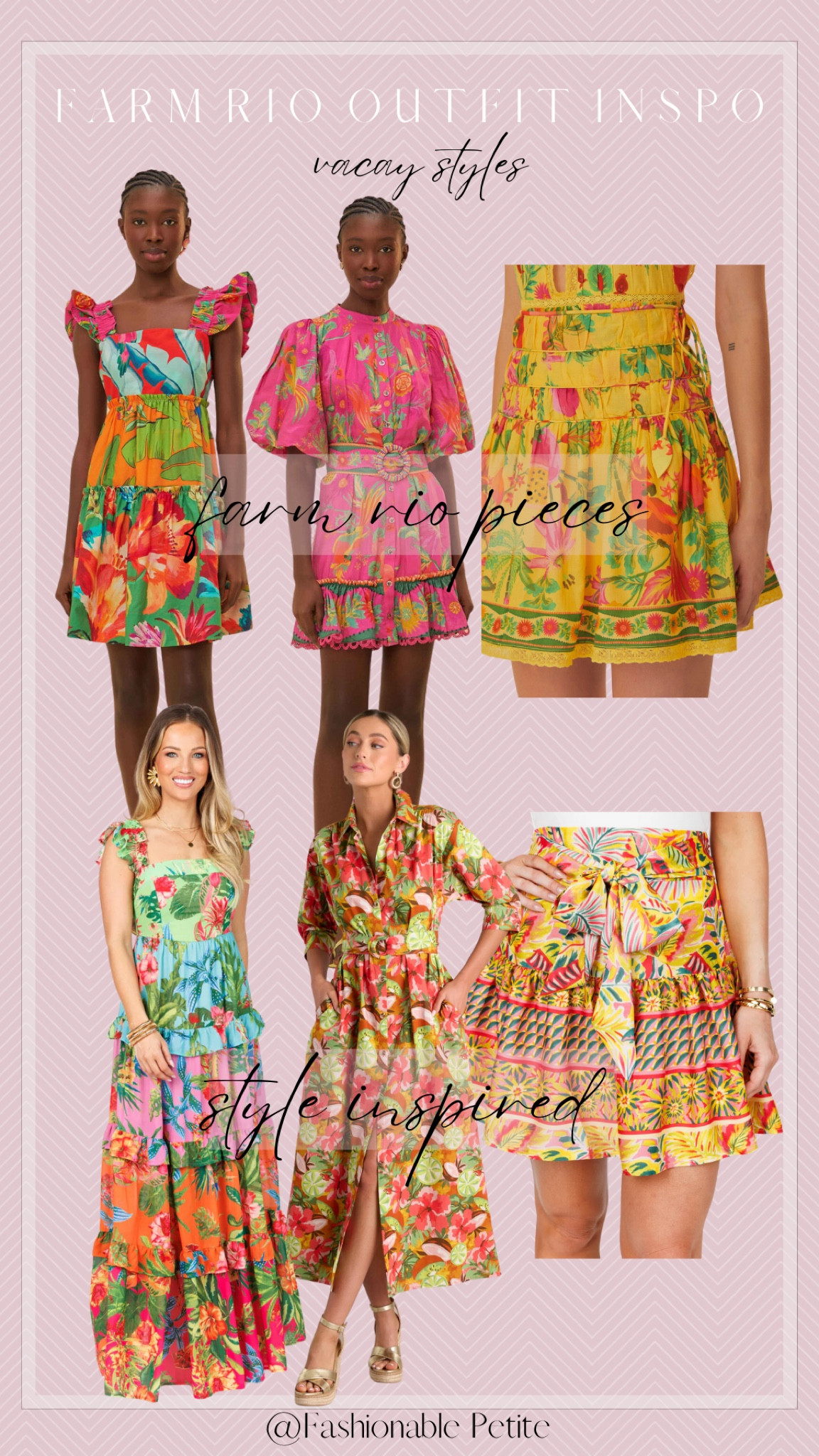 Farm Rio inspired styles for summer vacation!

Vacation outfit. Resort wear. Beach outfit. Summer outfit. Summer dress. 

#LTKTravel