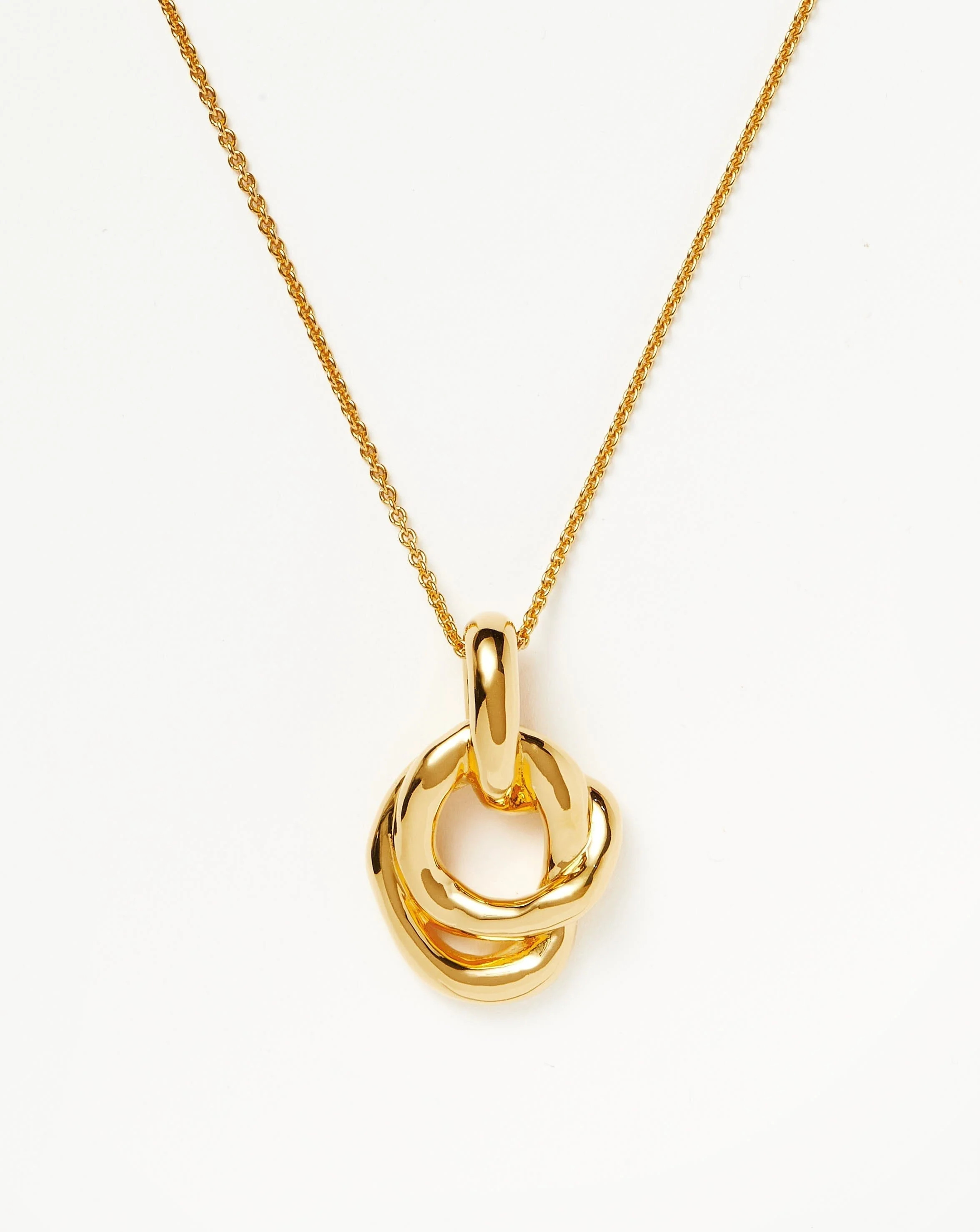 Molten Twisted Double Pendant Necklace | Missoma US