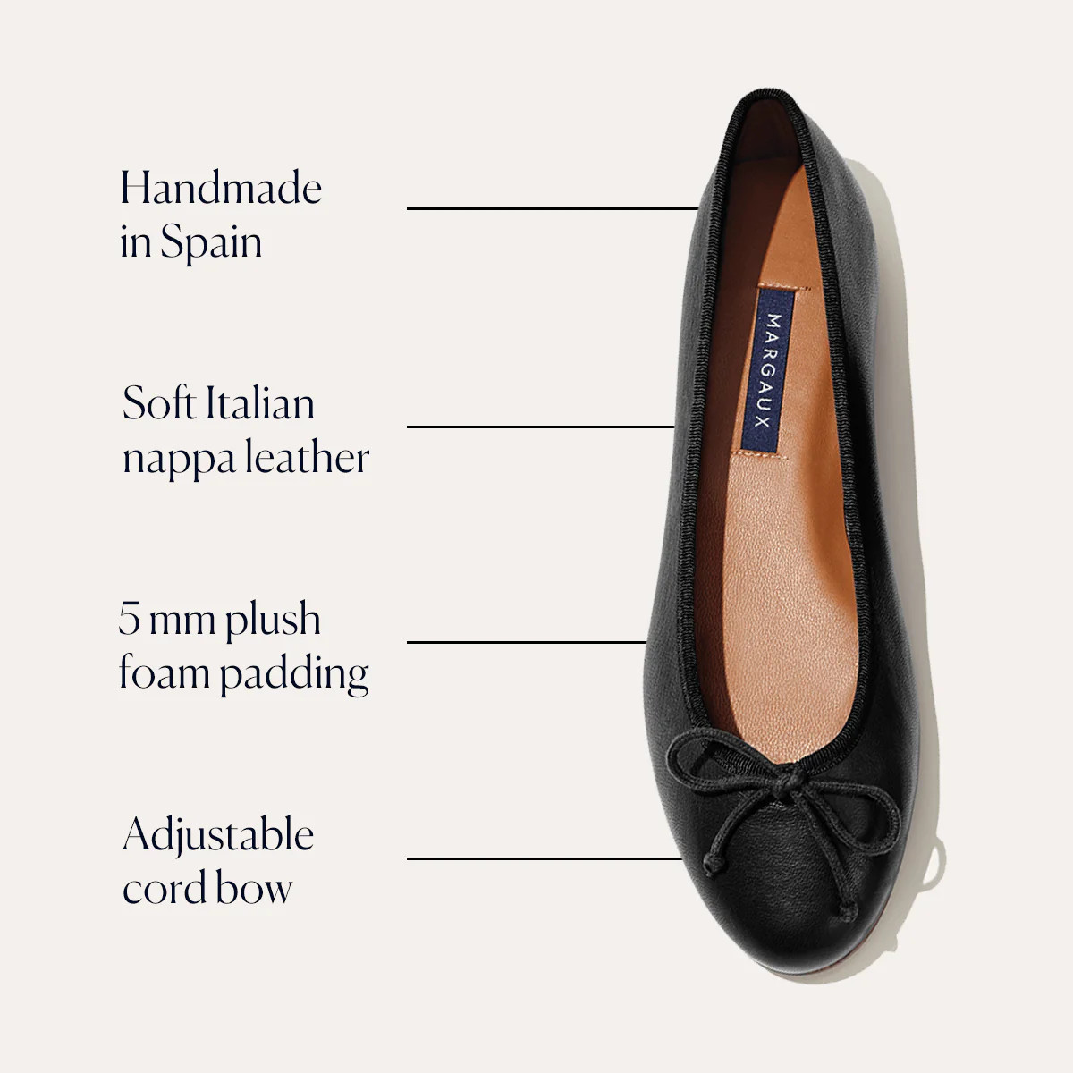 The Demi - Black Nappa | Margaux