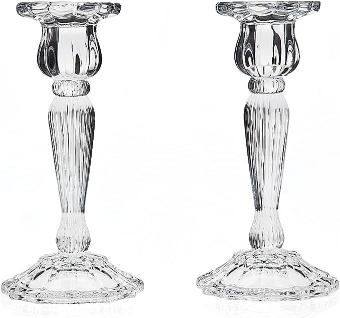 Godinger 2-pc. Triumph Crystal Candlestick Set | Amazon (US)