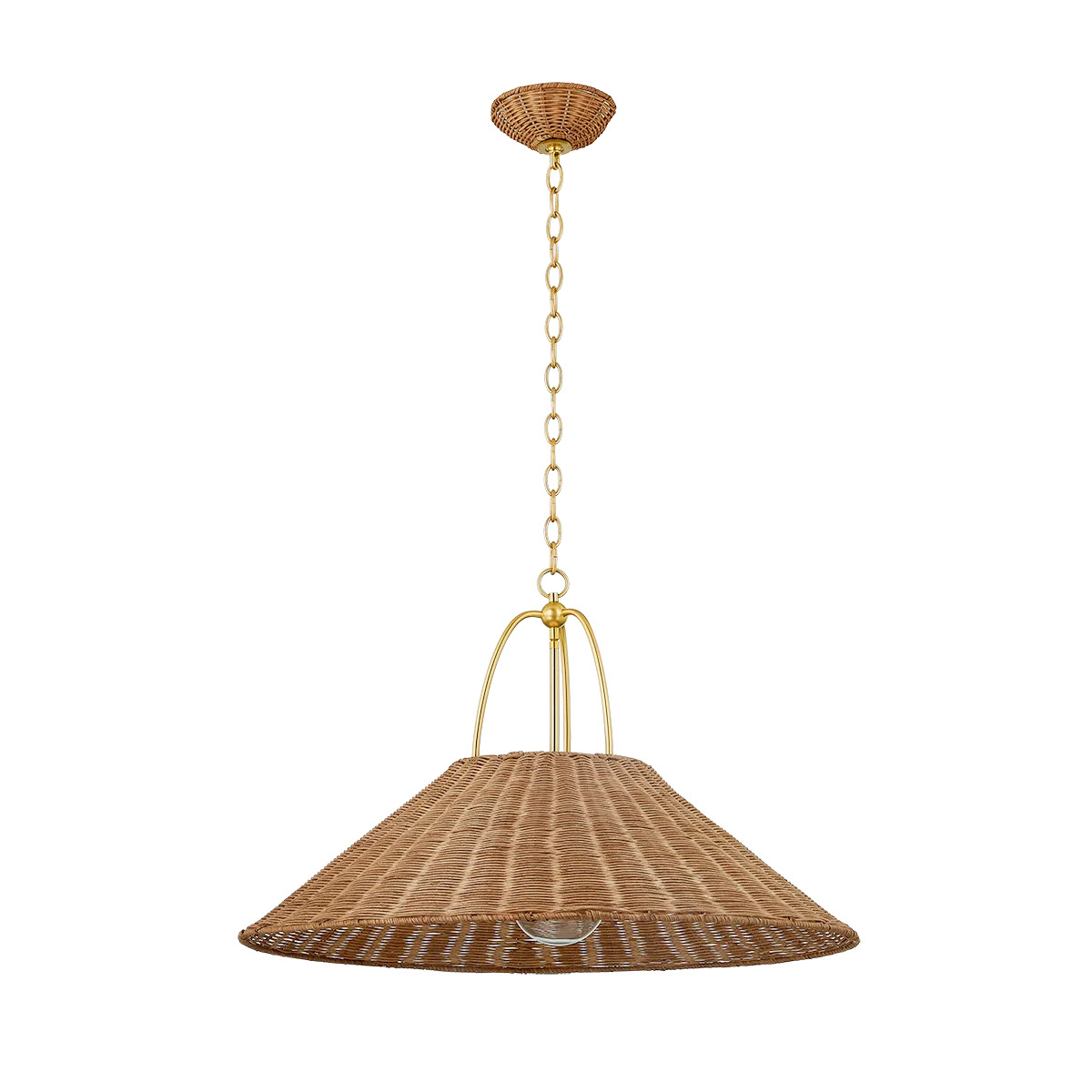 Davida 1 Pendant | AGED BRASS | Mitzi