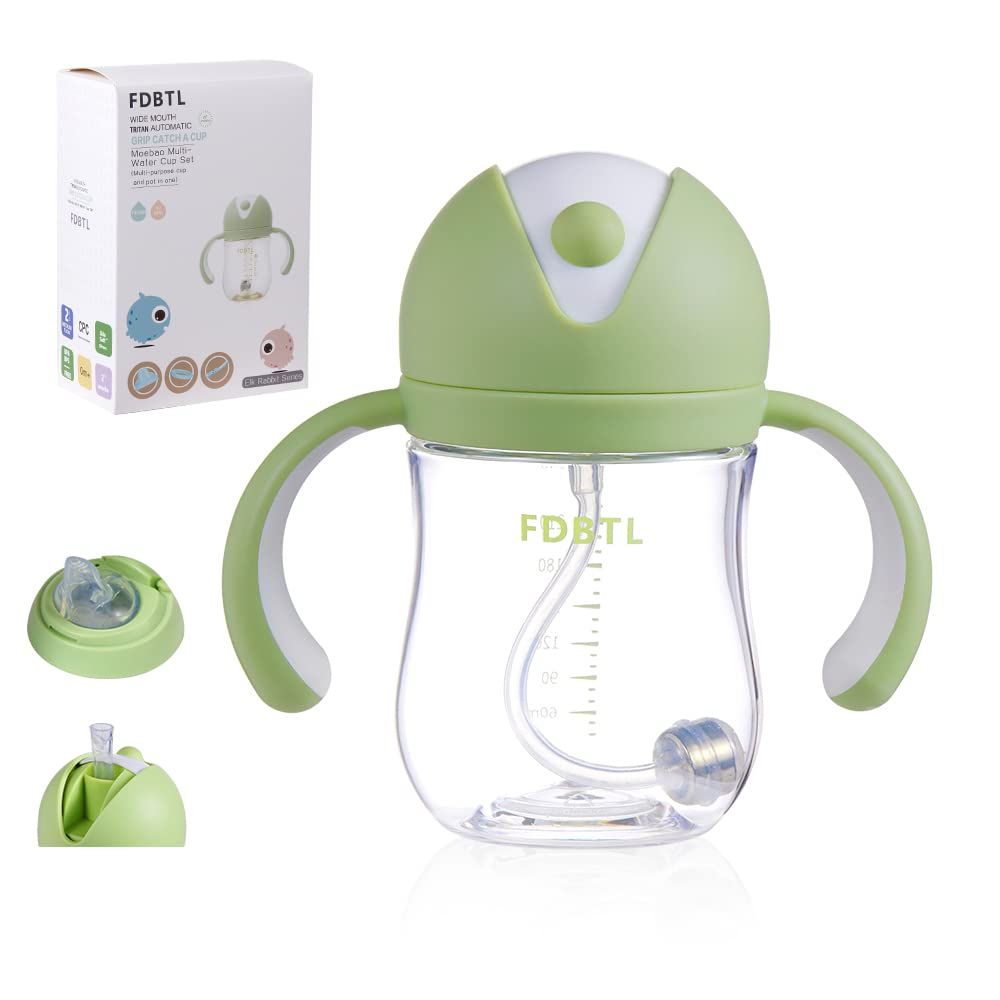 FDBTL Baby Soft Spout Sippy Cups, Learner Cup with Removable Handles, Leak-Proof, Spill-Proof, A ... | Amazon (US)