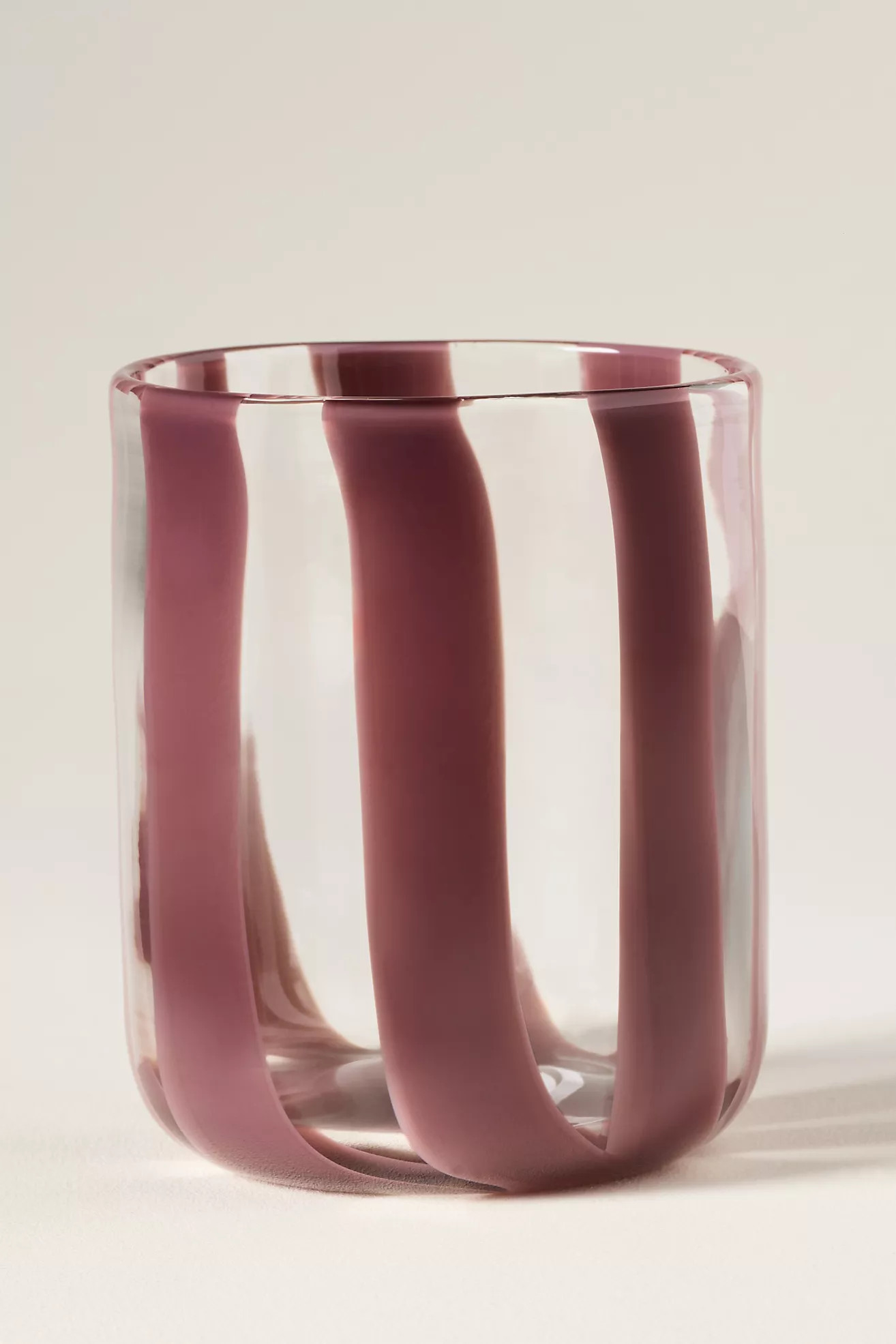 The Ribbon Stripe Juice Glass | Anthropologie (US)