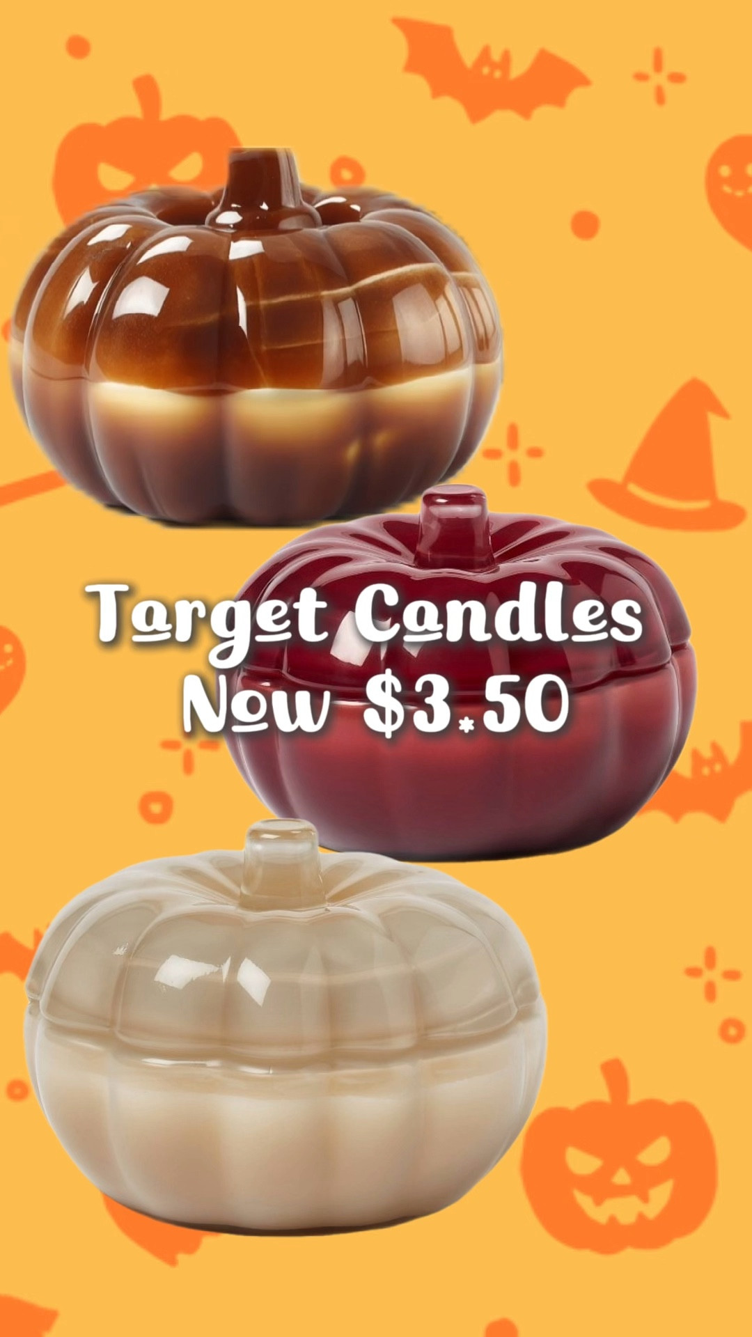 Target fall candles 5 oz now on sale for $3.50. Also available in a larger size. Pumpkin, cinnamon and vanilla scented candles.

#target #fallcandles #affordablecandles

Pumpkin candles, vanilla scented candles, cinnamon scented candles, target candles, candles on salee

#LTKSeasonal #LTKHome #LTKSaleAlert