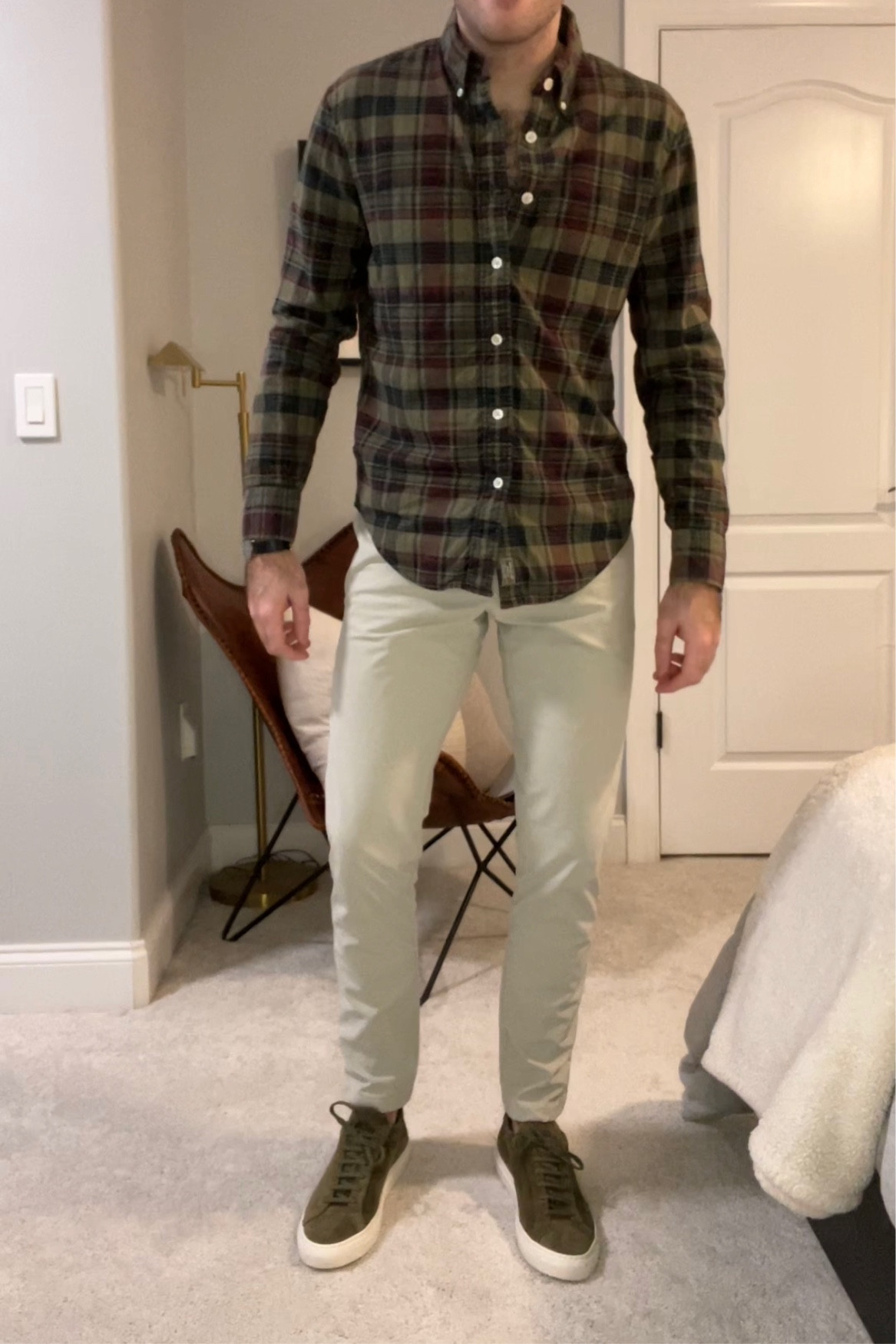GRWM, a fit for evening and dinner but could be worn all day. This looks nice but feels very comfortable thanks to a soft button down and comfortable chinos. The look is finished off with some polished sneakers, suede Common Projects  

#LTKstyletip #LTKshoecrush #LTKmens