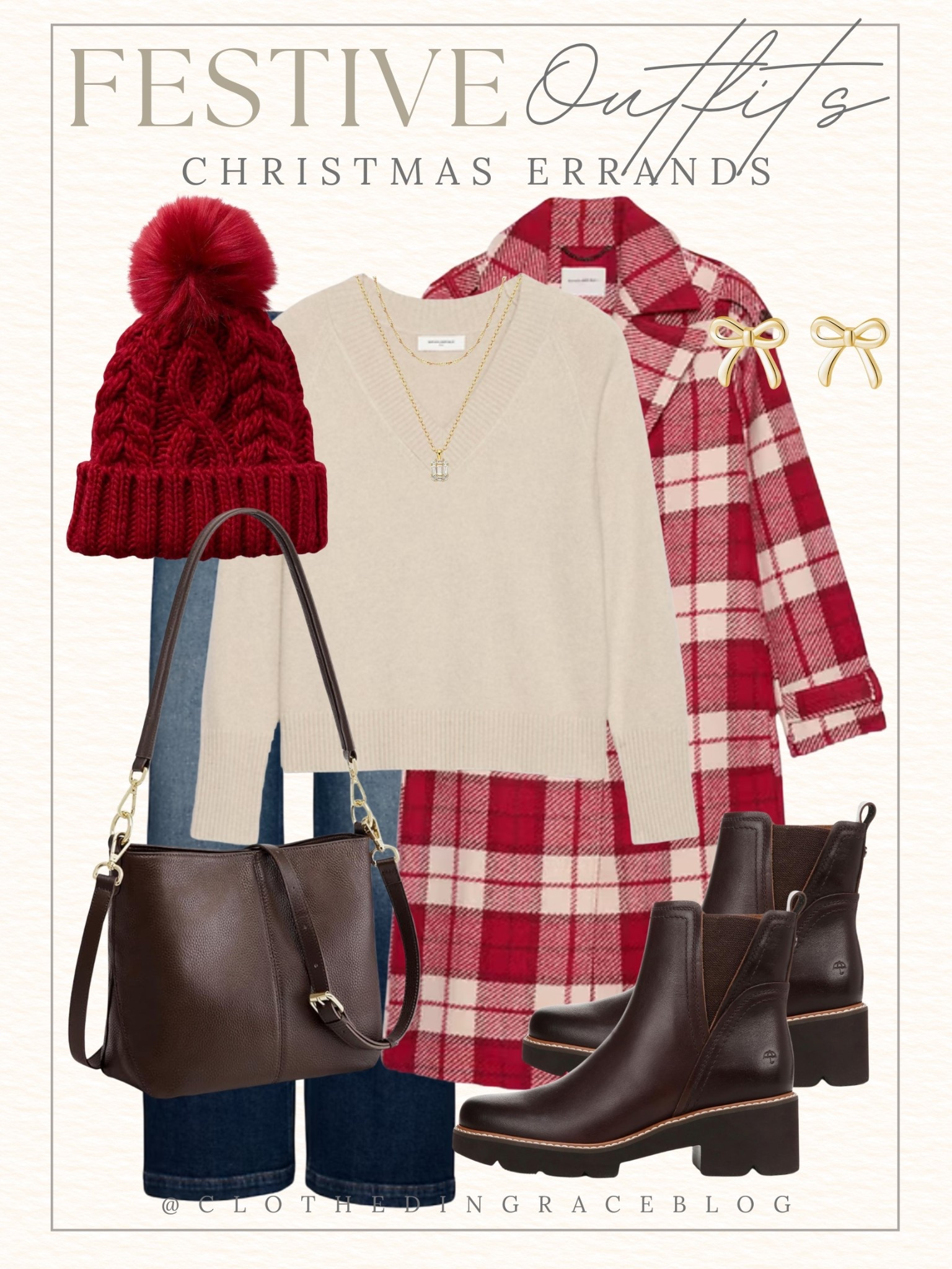 Christmas errands outfit 