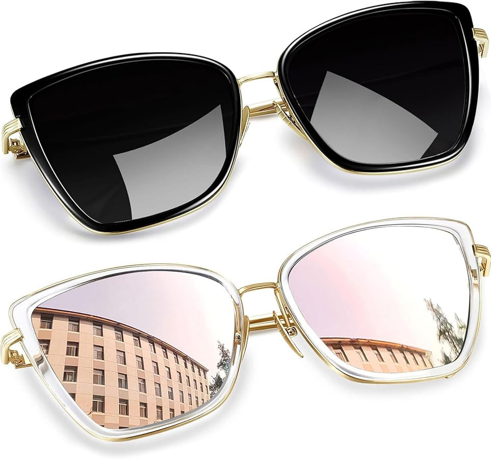 Joopin Oversized Cateye Sunglasses for Women Fashion Cat Eye Sun Glasses UV Protection Ladies Sha... | Amazon (US)
