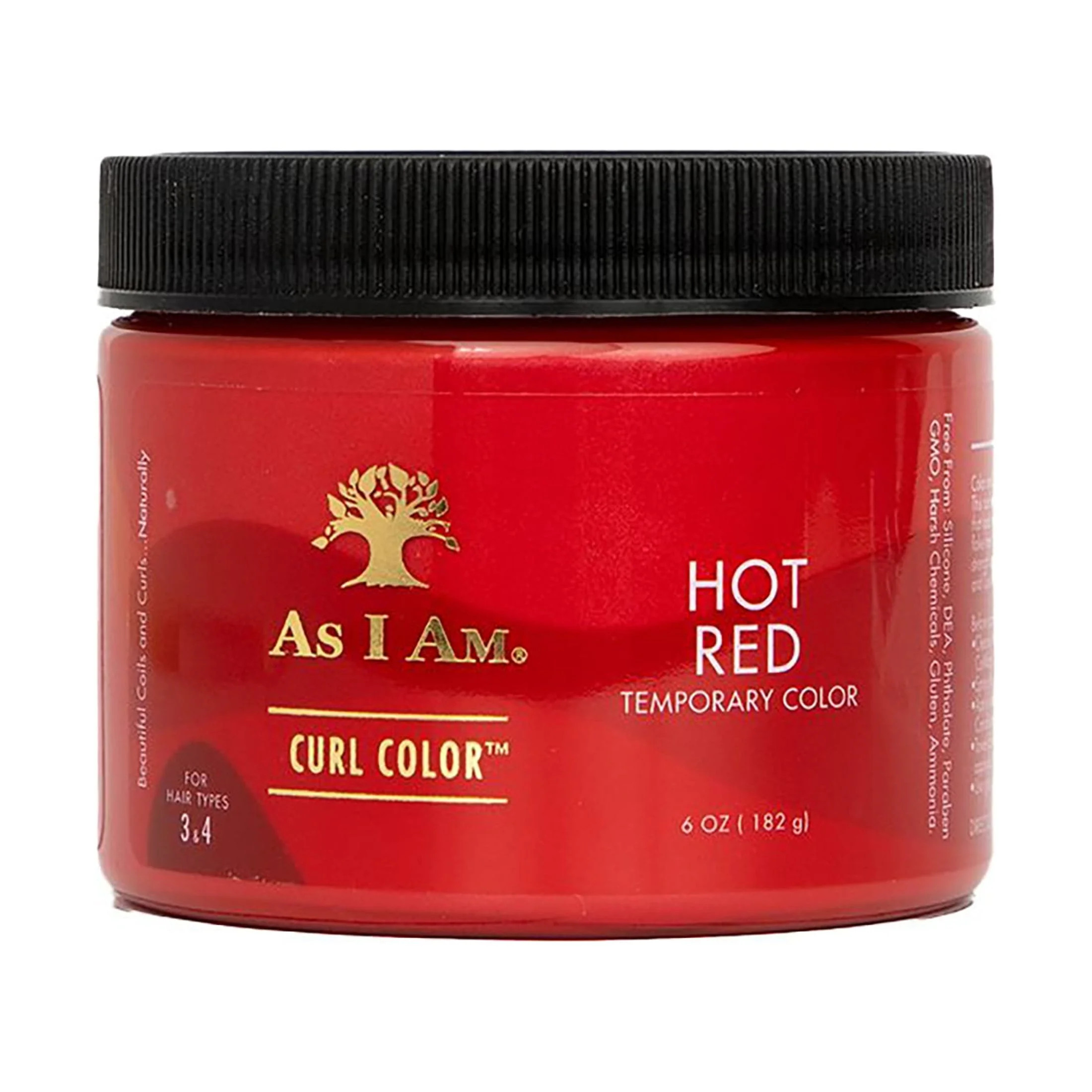 As I Am Curl Color™ Temporary Color Gel Damage-Free - Hot Red, Unisex, 6 fl oz. - Walmart.com | Walmart (US)