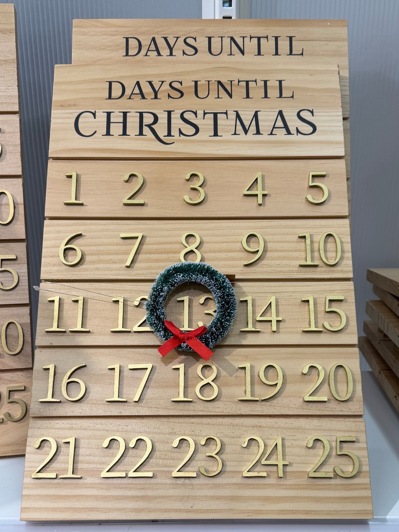 The cutest Target Christmas countdown is back — a wooden “days ‘til Christmas” calendar with a little wreath you move each day. Such a cozy holiday decor find and perfect for kids, gifting, or adding to your festive entryway. Linked on LTK! 🎄✨

#TargetFinds #TargetHoliday #ChristmasCountdown #HolidayDecor #HomeDecorFinds #TargetMustHaves #LTKHoliday #LTKHome #TargetStyle #FestiveHome

#LTKHoliday #LTKHome #LTKCyberWeek