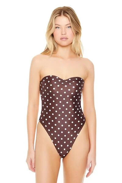 Polka Dot One-Piece Swimsuit | Forever 21