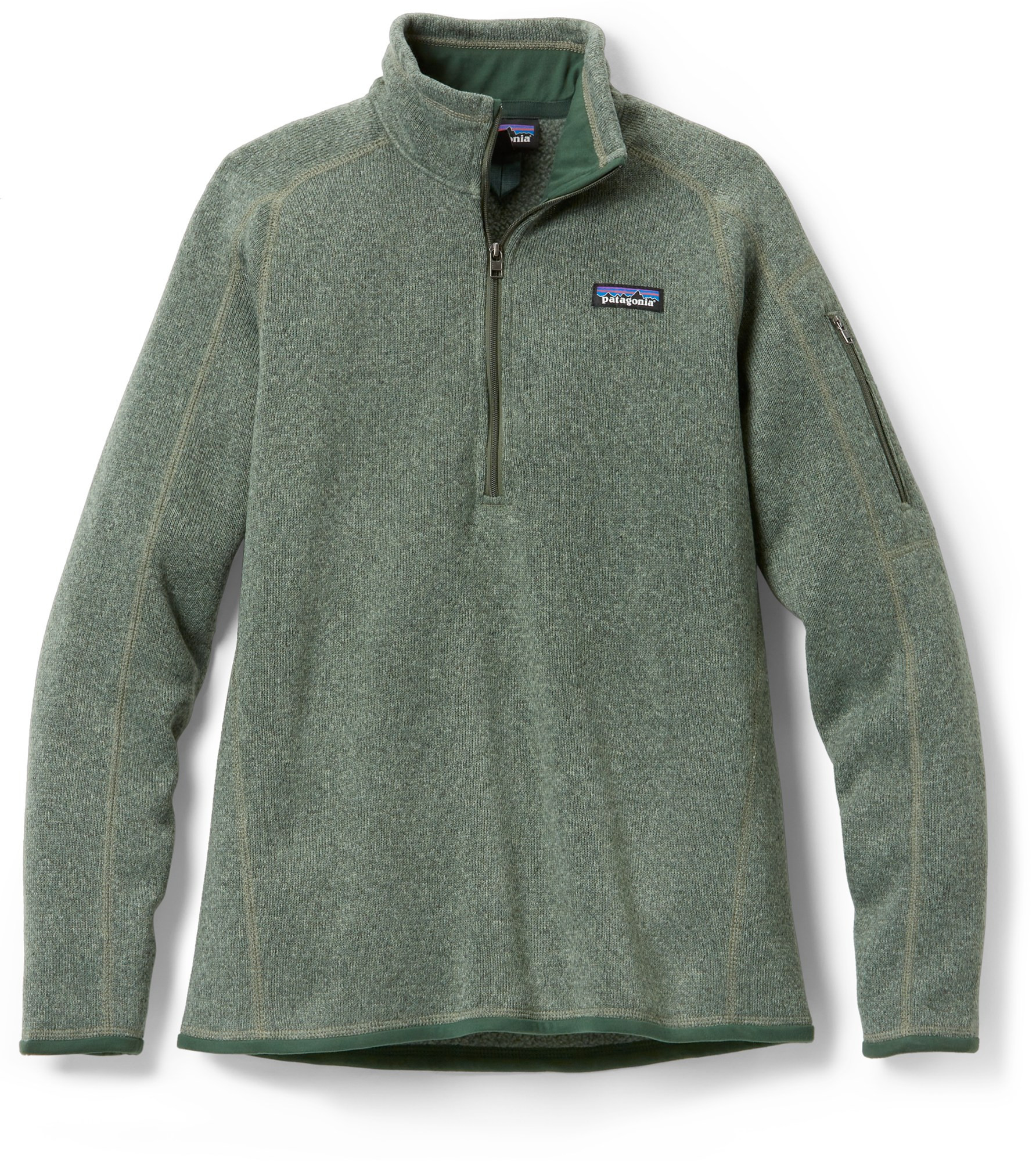 Patagonia Women's Better Sweater Quarter-Zip Fleece Pullover Green XXS | REI