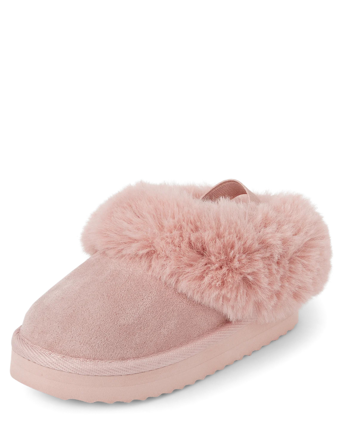Toddler Girls Platform Teddy Slip Ons - pink | The Children's Place