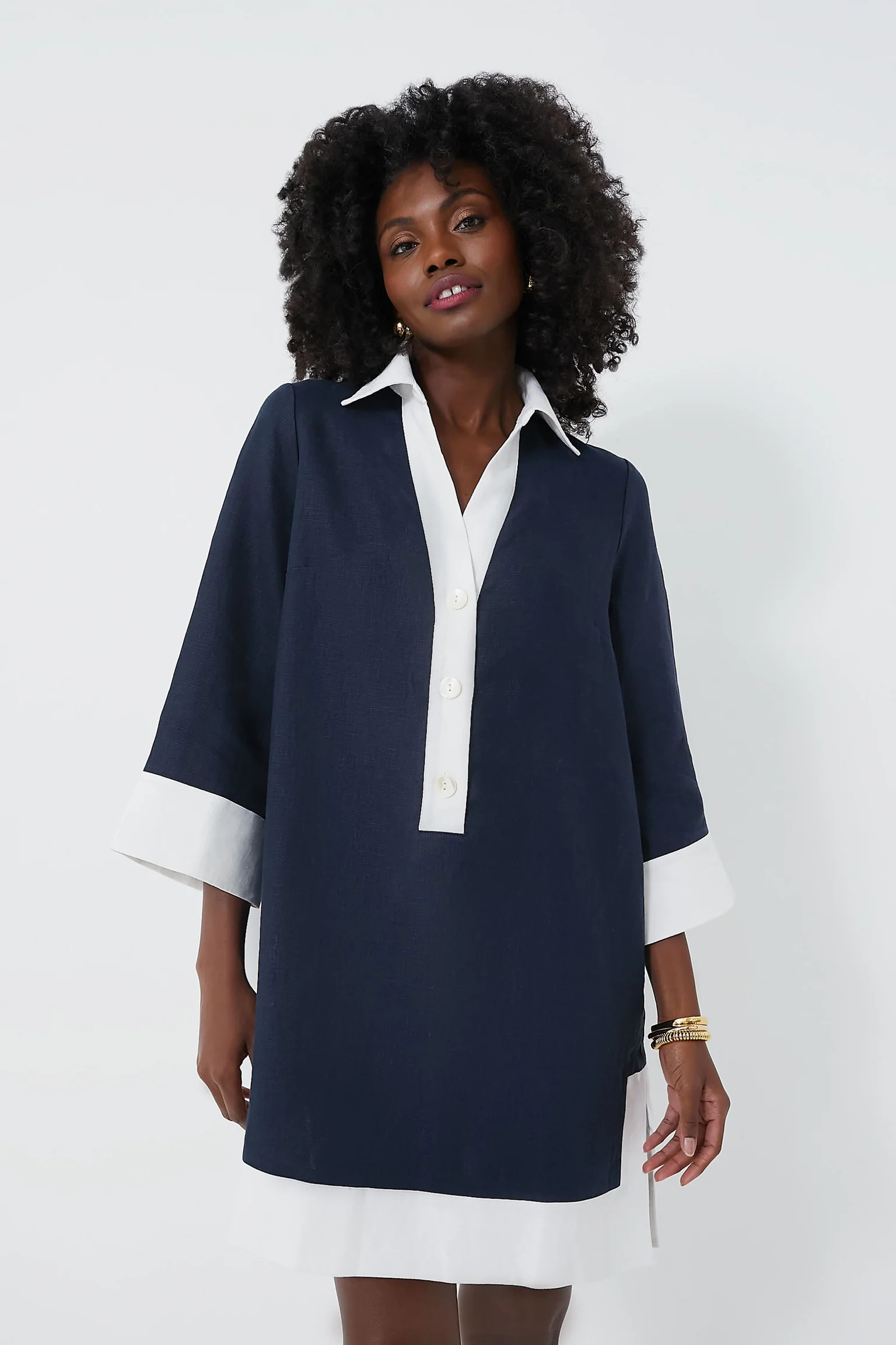 Navy Collier Dress | Tuckernuck (US)