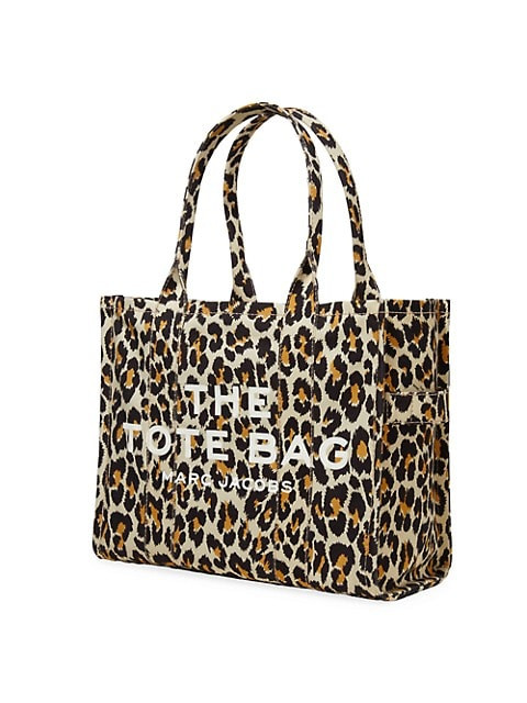 Traveler Leopard-Print Canvas Tote | Saks Fifth Avenue