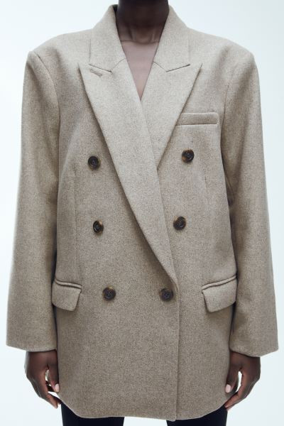 Blazer à fermeture croisée | H&M (FR, IT, ES, PT, BE)