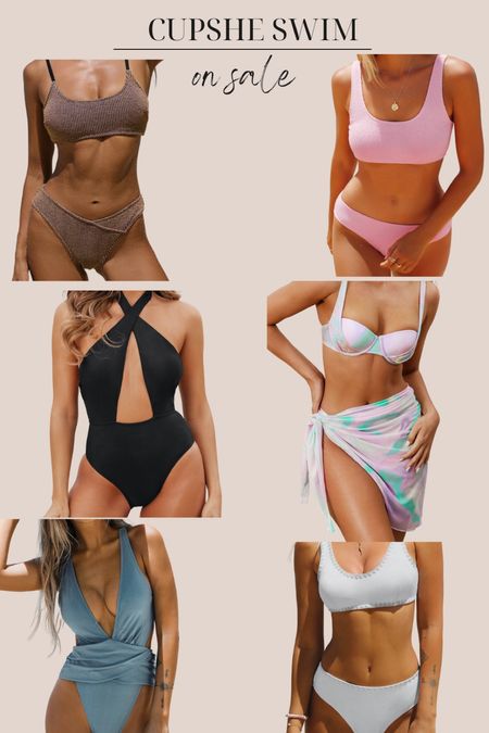 Affordable swimwear from cupshe 
 Code Taylor15 for an extra 15% off 
Swimsuits 
Summer suits 