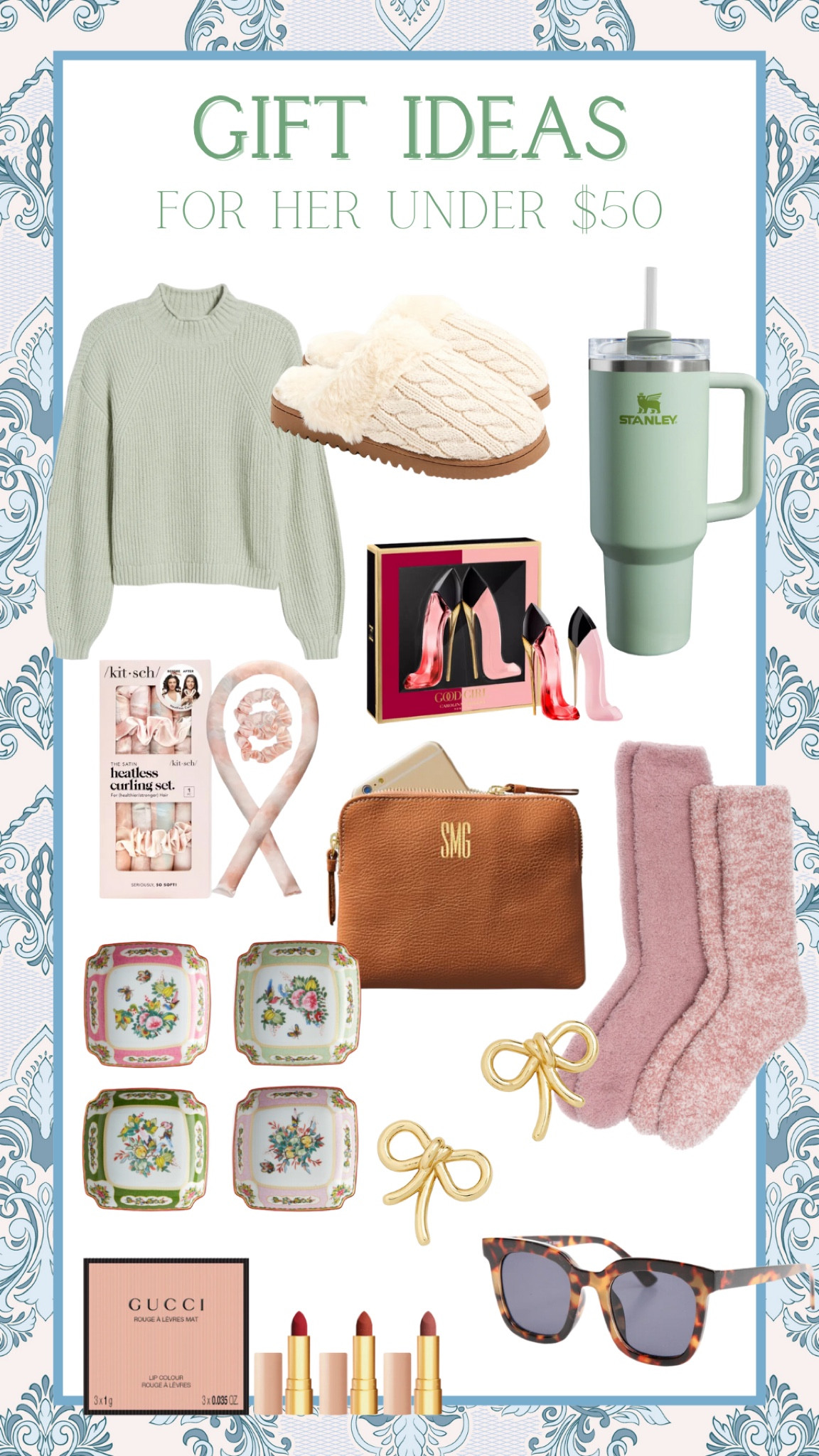 Gift guide for her under $50!

Gift ideas for her // holiday gifts under $50

#LTKGiftGuide #LTKHoliday #LTKfindsunder50