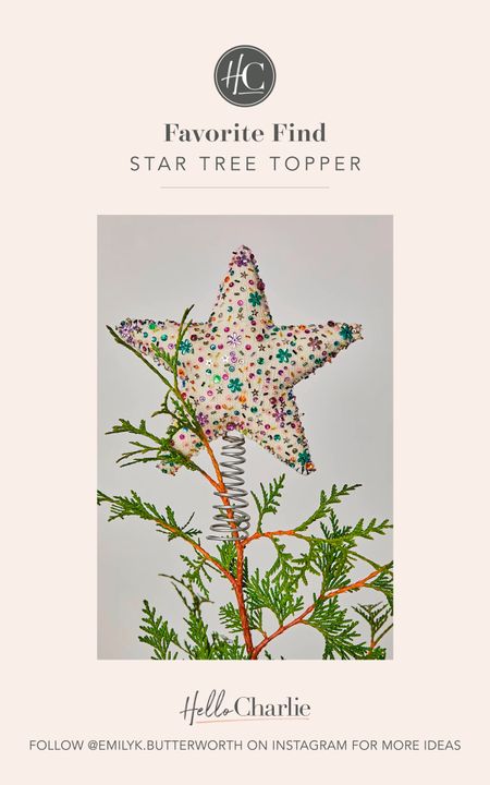 I love this star tree topper - fits in perfectly to my boho colorful Christmas decor - I always love the detailing on Free People holiday pieces 😍


#LTKGiftGuide #LTKSeasonal #LTKHoliday
