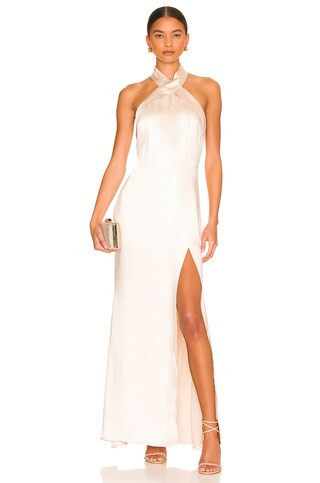 ELLIATT x REVOLVE Larina Maxi Dress in Pearl from Revolve.com | Revolve Clothing (Global)