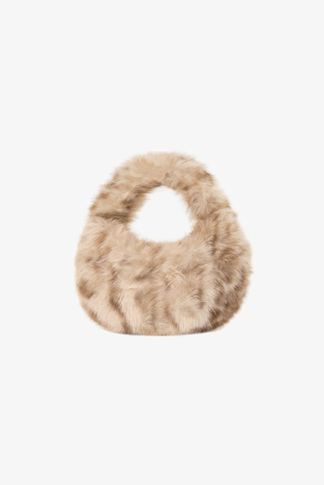 ALIX LEO | Mini Faux Fur Hobo Bag | LAMARQUE