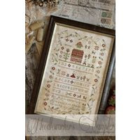 A Primitive Cross Stitch Pattern Needleworker's Sampler By Brenda Gervais | Etsy (US)