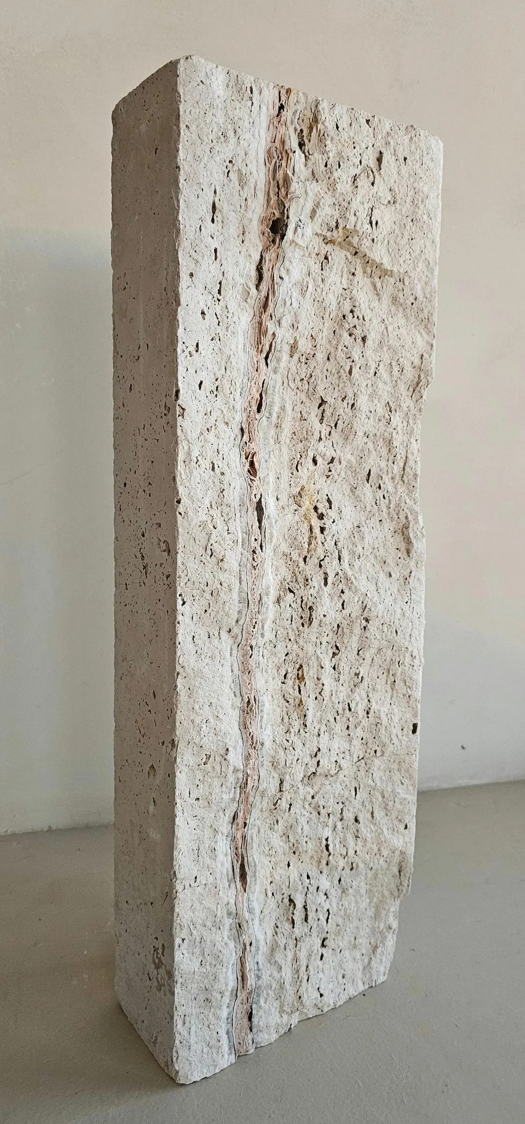 Travertine Pedestal Column- Sculpture Stand - Monolith - Solid Stone Block | Etsy (US)