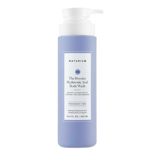Naturium The Booster Hyaluronic Acid Body Wash, Hydrating & Moisturizing plus Minimizes Dryness, with Glycerin & Vitamin B5, 16.9 oz | Amazon (US)