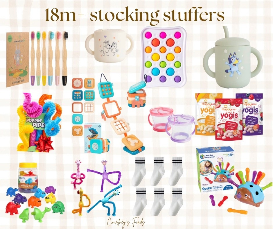Perfect for the little that aren’t a baby anymore but aren’t big toddlers either! 

#stockingstuffers #stockingstufferideas #toddlergifts #giftsunder20 

#LTKGiftGuide #LTKmomlife #LTKBaby