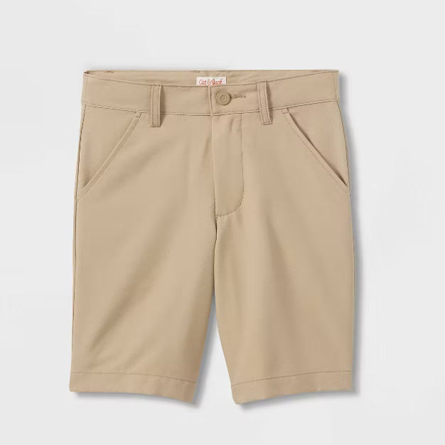 Boys' Uniform Chino Shorts - Cat & Jack™ Khaki | Target