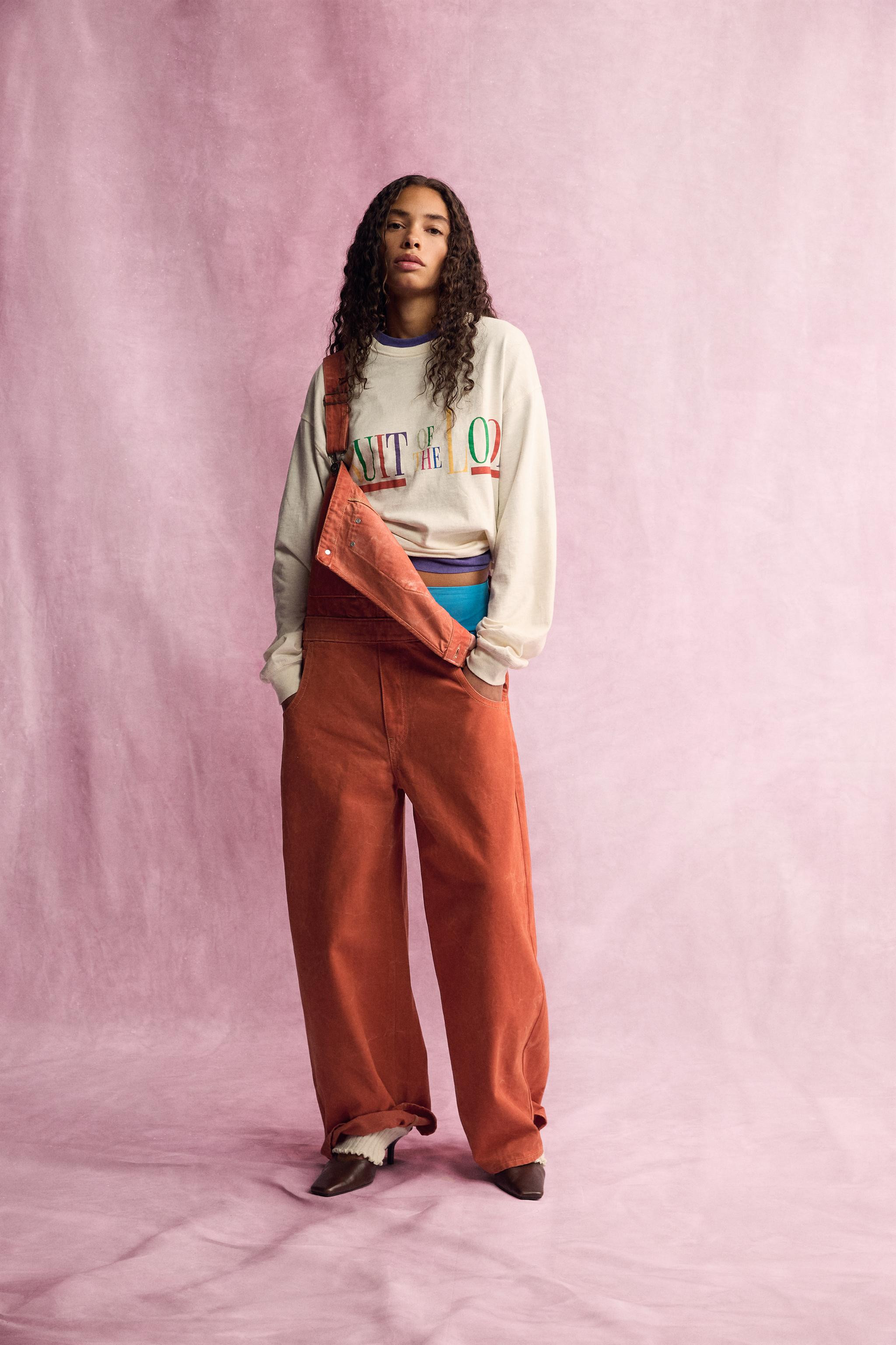 FRUIT OF THE LOOM\u2122 LONG-SLEEVE T-SHIRT | Zara US