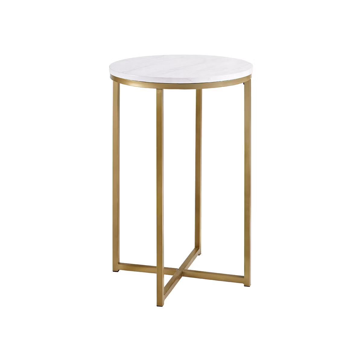 Vivian Glam X Leg Round Side Table - Saracina Home | Target