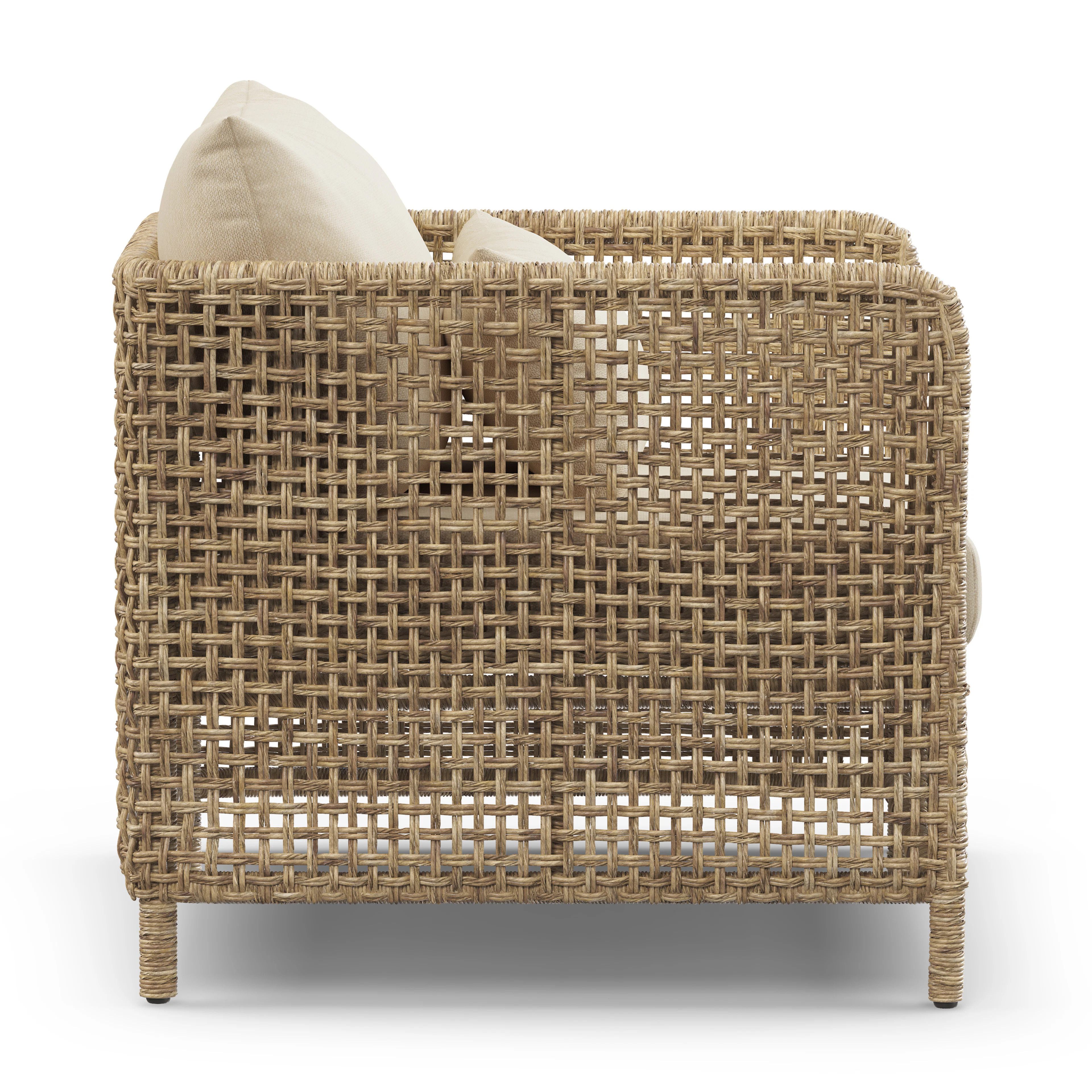 Robbi 32.5" Outdoor Lounge Chair Set - Dravite Ivory | Article