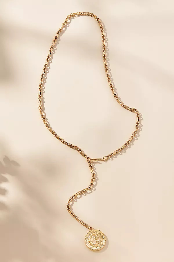 Coin Lariat Necklace | Anthropologie (US)