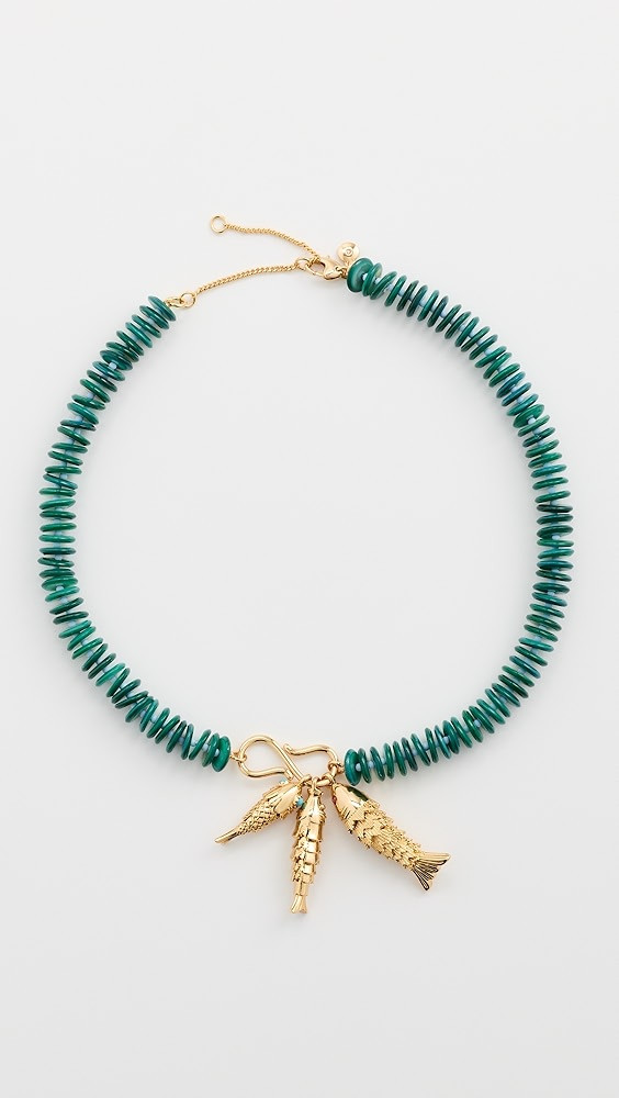 Madewell x Shopbop Beaded Fish Statement Necklace | Shopbop