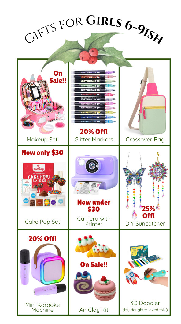 Gift guide for the 6-9 year old girls in your life!! There's something for everyone on this list!! 

 #LTKGiftGuide #LTKHoliday #LTKSaleAlert