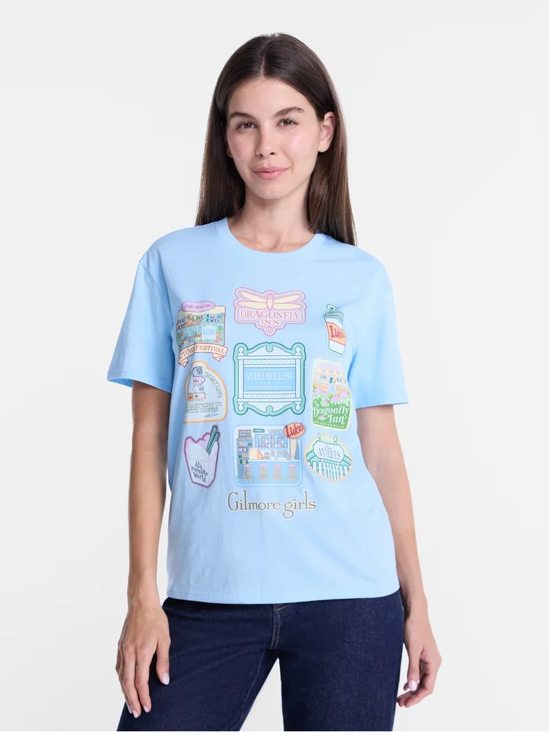 Gilmore Girls Women's Graphic Tee with Short Sleeves, Sizes XXS-XXL | Walmart (US)