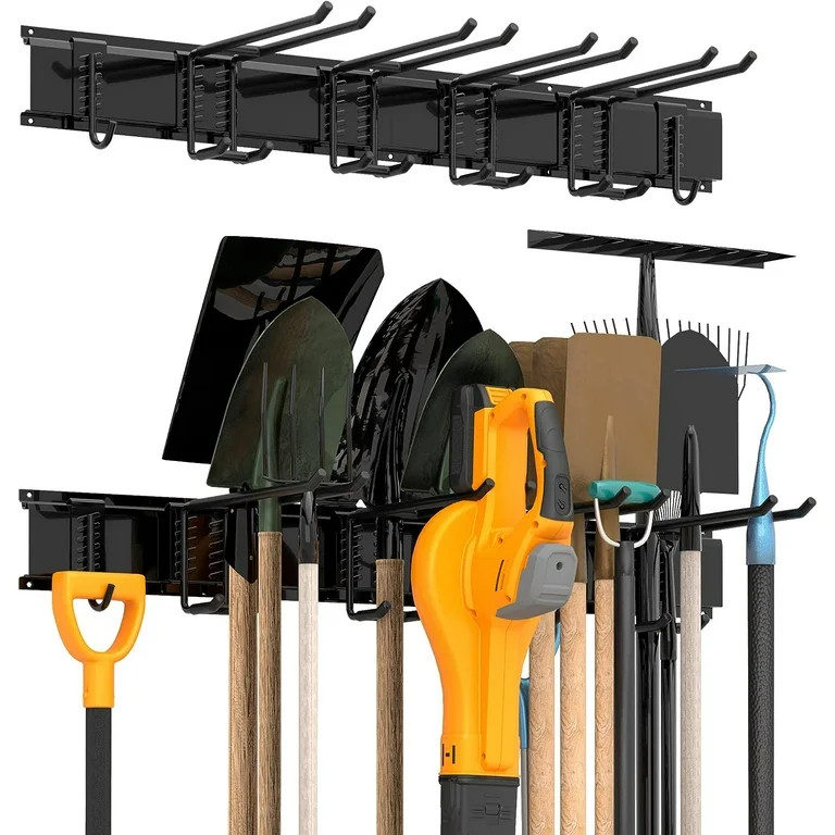 Sttoraboks Garage Tool Storage Rack, Heavy Duty Garage Storage Organizer Rack System Wall Mounted... | Walmart (US)