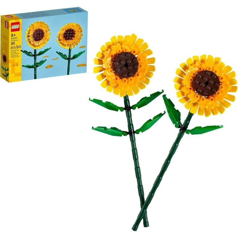 LEGO Sunflowers Building Kit, Artificial Flowers for Home Décor, Flower Building Toy Set for Kid... | Walmart (US)