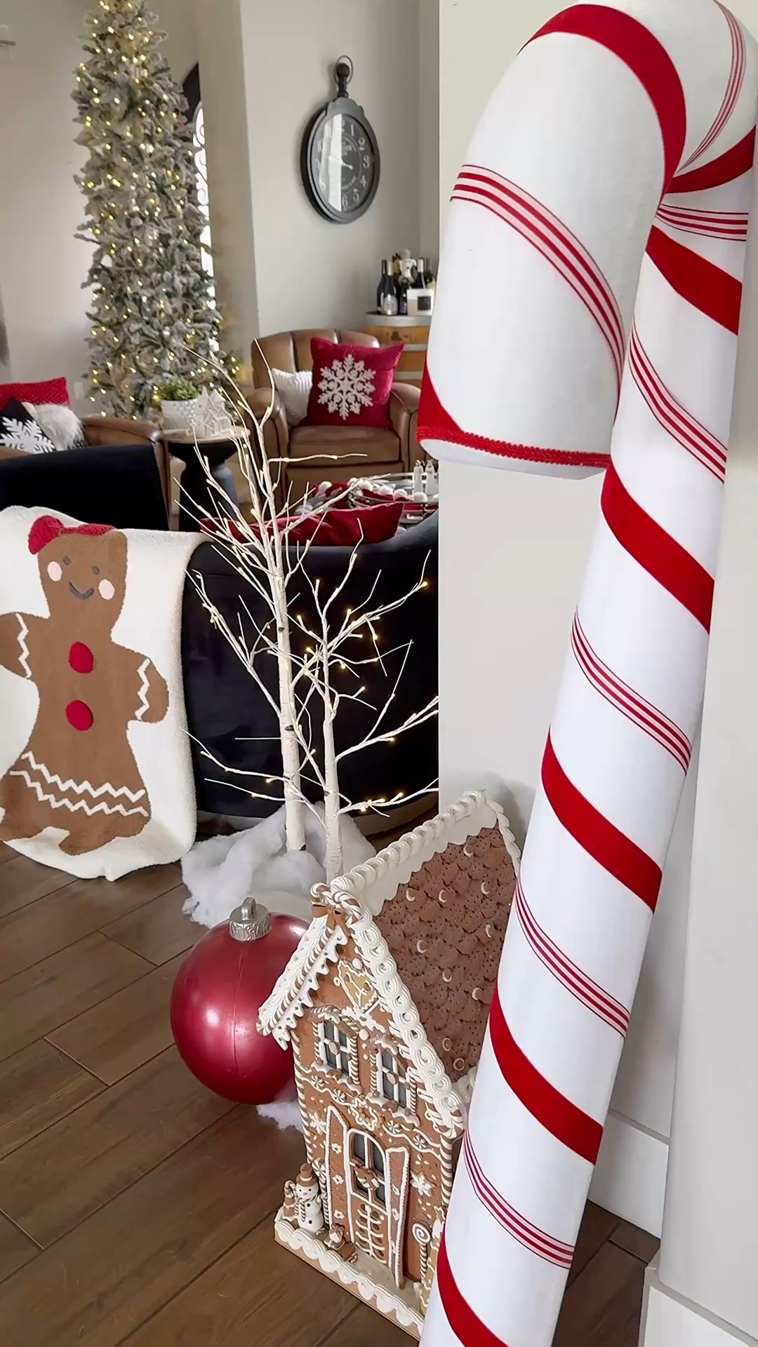 Christmas decorations at modern farmhouse glam 

#LTKHoliday #LTKSeasonal #LTKHome
