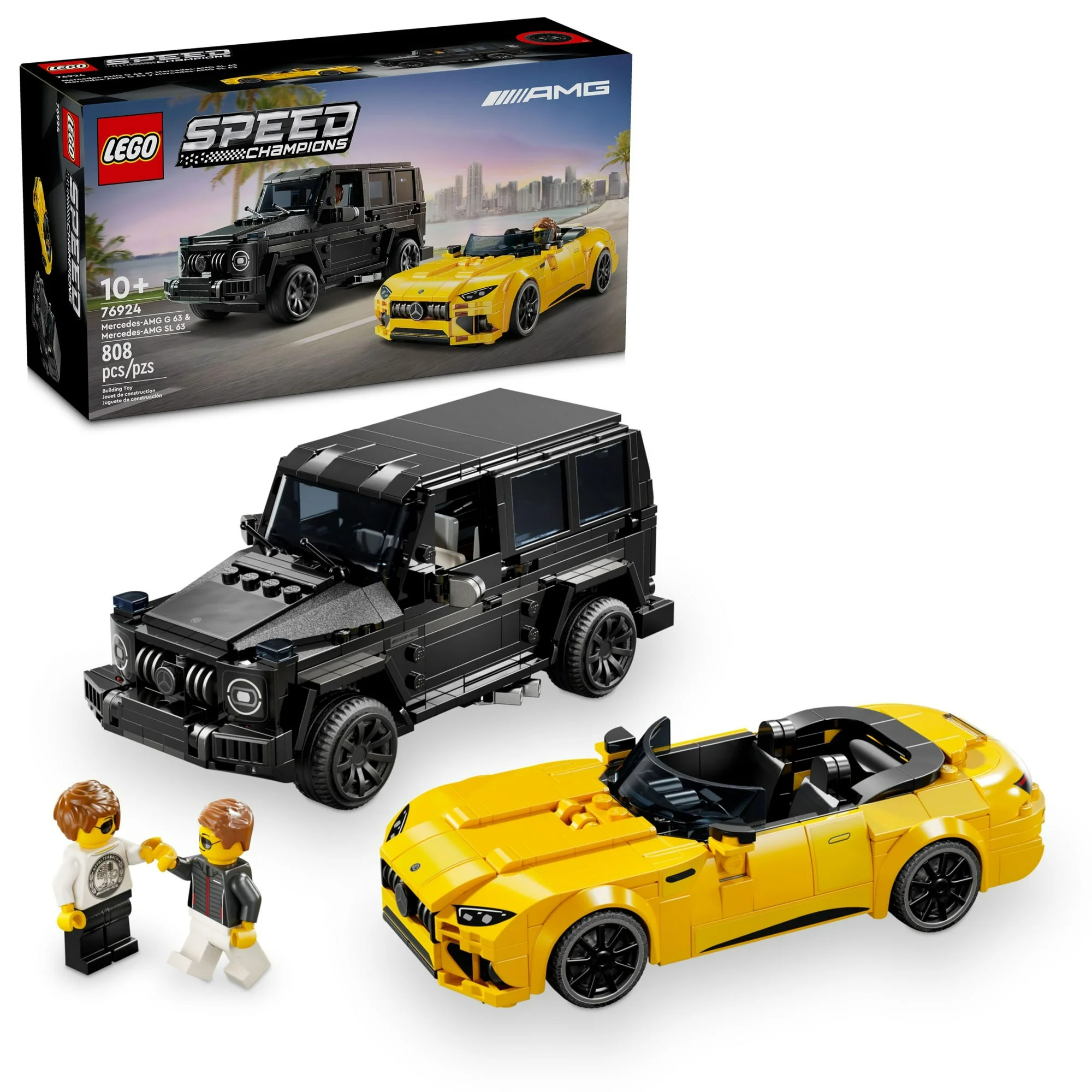 LEGO Speed Champions Mercedes-AMG G 63 & Mercedes-AMG SL 63 Toy Cars - Building Toys Set for Boys... | Walmart (US)