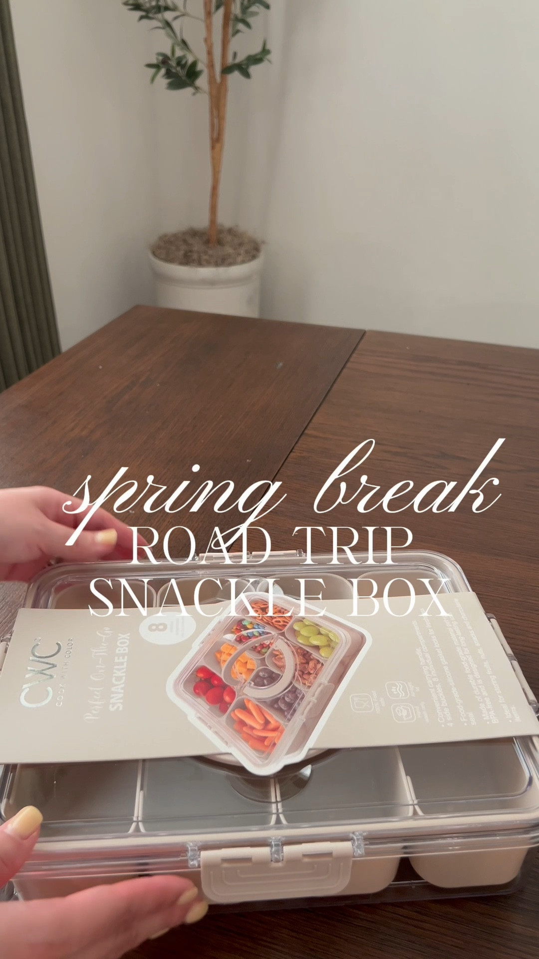 The most aesthetically pleasing snackle box! For under $10! 
#walmartfind #snacklebox 

#LTKFindsUnder50 #LTKHome