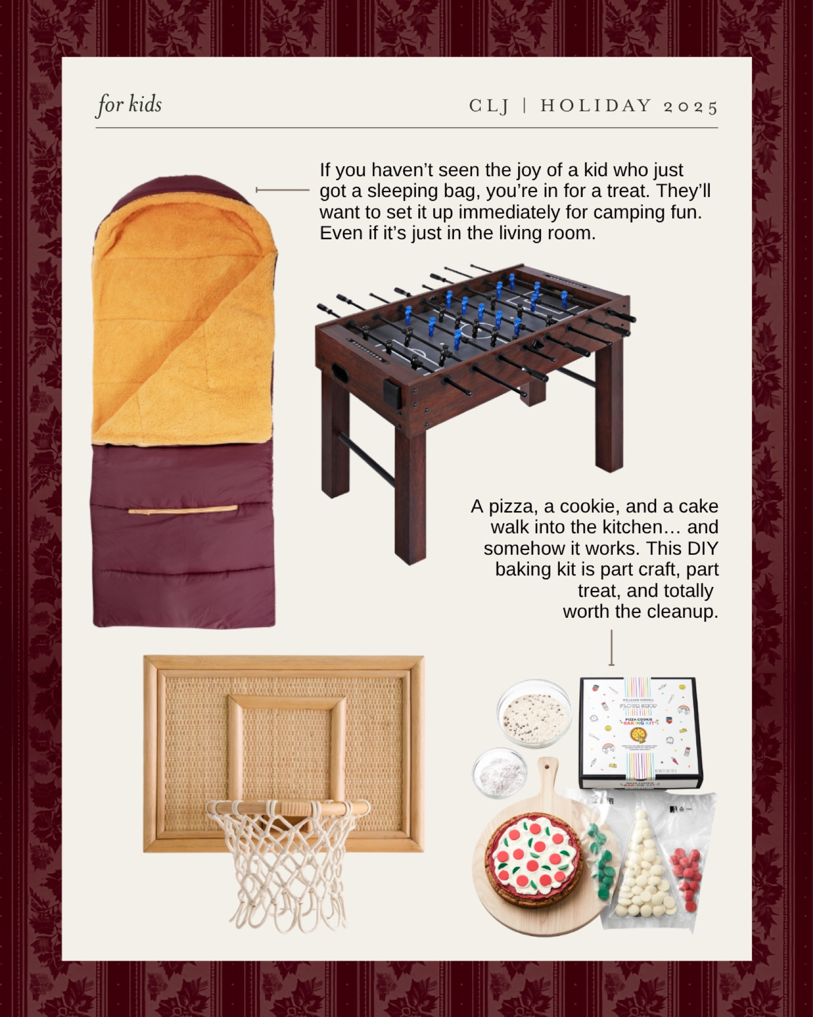 NOW LIVE ON chrislovesjulia.com/giftshop: The best gifts for kids are the ones that get played with, loved hard, and maybe even passed down one day.
Our picks are sweet, sturdy, and full of heart — just like the kids you’re shopping for.
:gift: Explore the full kids’ gift guide on chrislovesjulia.com.

#LTKkids 

#LTKSeasonal