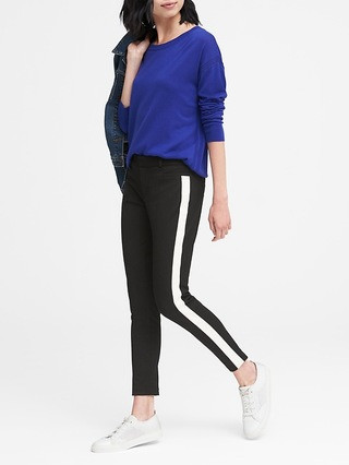 Sloan Skinny-Fit Side-Stripe Ankle Pant | Banana Republic US