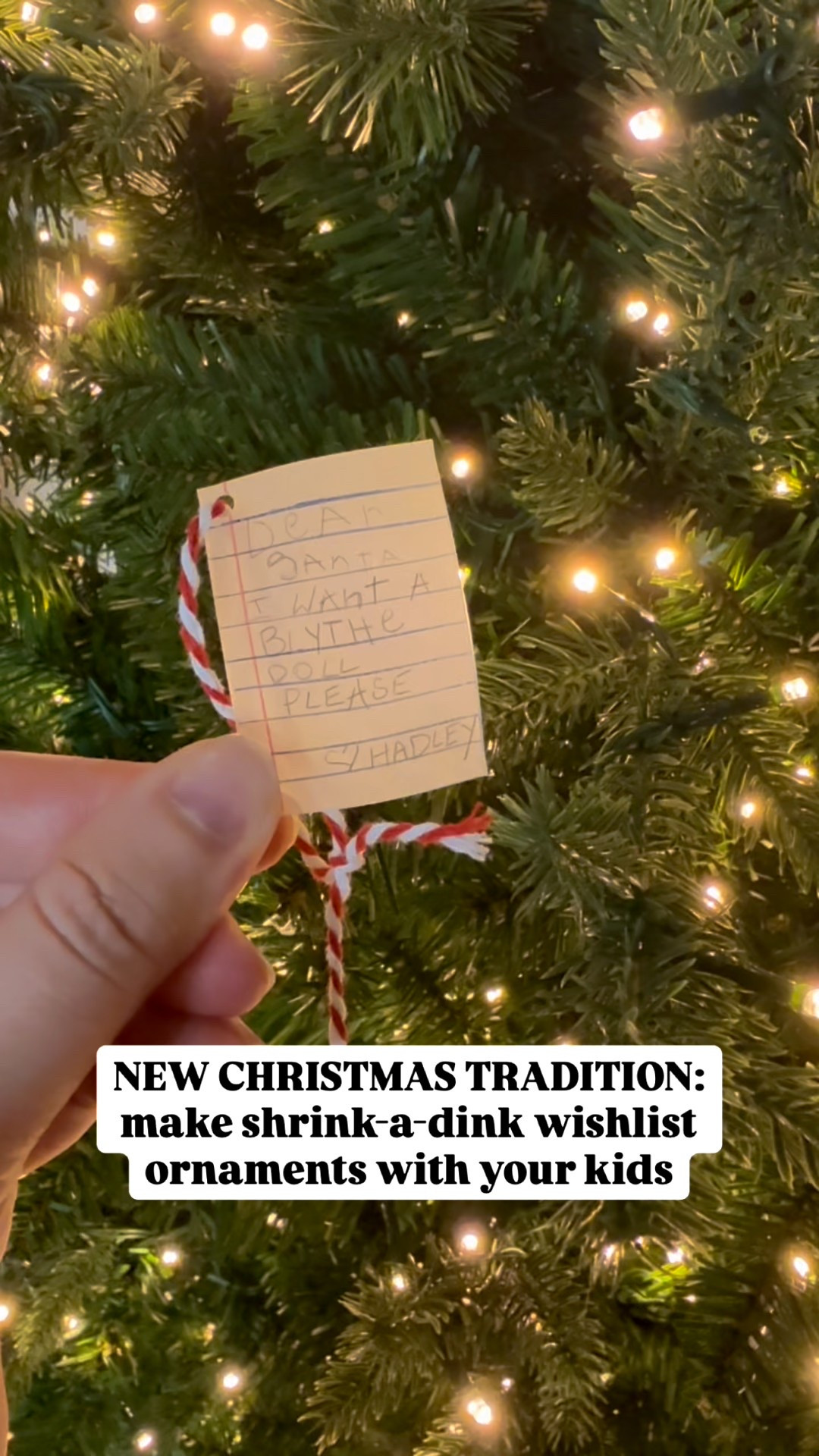 New Christmas family tradition! Make shrink-a-dink wishlist ornaments with your kids this Christmas! 

#LTKHoliday #LTKmomlife #LTKKids