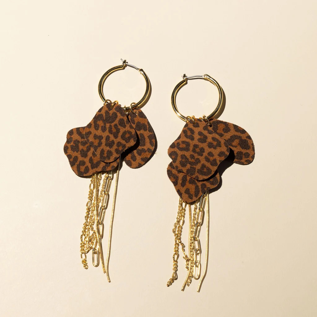 Leopard Fallon | Nickel and Suede