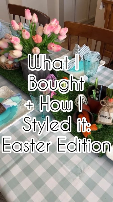Easter Peter Rabbit Tablescape Easy Spring Decorating Idea ✨

Easter Decorating Ideas
Spring Tablescape
Peter Rabbit Decor






#LTKSeasonal #LTKhome #LTKfindsunder50