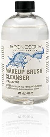 JAPONESQUE Makeup Brush Cleanser, Beauty Tool Cleaner, Citrus Scent, 16 Ounces | Amazon (US)